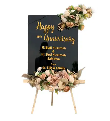 Papan Bunga Akrilik Jawa